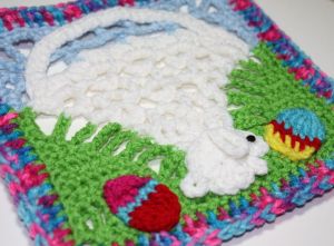 Easter Basket Square Tilt